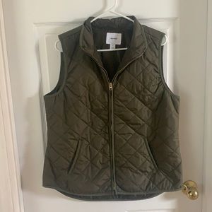 Olive green vest size large